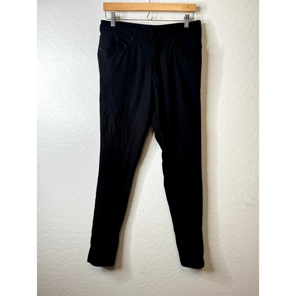 LULULEMON Mens Active Althleisure ABC PANT SLIM Black Size 31 - Picture 1 of 7